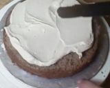 A picture of step 2 of Chocolate theme cake.