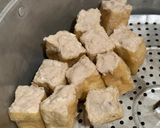 Foto langkah ke 4 dari resep Tahu Bakso Paha Ayam Kukus.