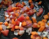 A picture of step 2 of Mixed vegetables barley soup.