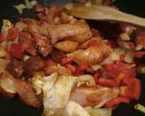 A picture of step 2 of Spicy rice one pan quick weeknight meal.