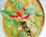รูปขั้นตอนการทำที่ 5 ของ แกงเขียวหวานไก่มะเขือไข่เตา