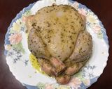 Foto del paso 1 de la receta: Pollo en freidora de aire, con ajo, orégano y aceite a la 🌶️