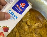 A picture of step 9 of Mughlai chicken.
