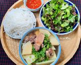Hình bước làm 7 của món Vịt nấu măng