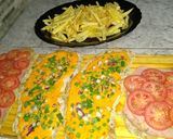 Foto del paso 3 de la receta: Milanesa con cheddar y con jamón y tomates