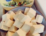 Hình bước làm 1 của món Đậu phụ Ma bà