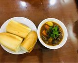 Hình bước làm 3 của món Bánh mì sốt vang nhân ngày trời trở lạnh