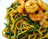 Spaghetti With King Prawns, Samphire & Pesto recipe step 5 photo