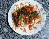صورة لخطوة 7 من وصفة بطاطس لافا بالنقانق غير عن العادة 😋