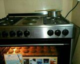 A picture of step 8 of Gluten free oats choco and Dates cookies #bakingforkids #contest.