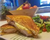 Une image de l'étape 5 de 13• Croque Monsieur façon Grilled Cheese du KFC.