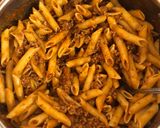 Bolognais rakott penne besamellel recept fázis 3 fotója
