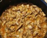 Gombás sertéstokány recept fázis 4 fotója