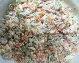 A picture of step 4 of Veg. Manchurian.