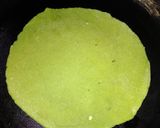 A picture of step 6 of Spinach paratha(palak paratha).