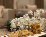 A picture of step 9 of Baisan ki burfi.
