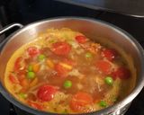 A picture of step 6 of Vegetable soup.