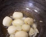 A picture of step 3 of Cheese stuffing dum aloo(potato).