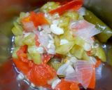A picture of step 3 of Sponge gourd kadayal.