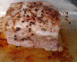 Foto del paso 9 de la receta: Lomo de cerdo🐖con crema de hongos y salsa de trufa