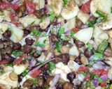A picture of step 8 of Black Pearl Fruity Chaat.