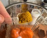 A picture of step 2 of Carrot and Oat Flat Bread.