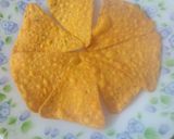 A picture of step 1 of Nachos chaat.