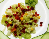 A picture of step 1 of Cucumber salad.