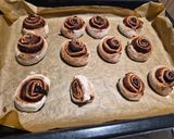 Vegán cukormentes teljes kiőrlésű kakaós csiga recept fázis 4 fotója