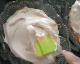 A picture of step 4 of Tiramisu Coffee Cake | No-Bake Cake | Marie biscuit Dessert.