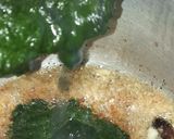 A picture of step 3 of Green coriander & potato curry.
