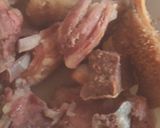 A picture of step 2 of Ayamase sauce.