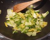 A picture of step 2 of Chinese Leaf Fry.