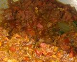 A picture of step 4 of Chicken Rara.