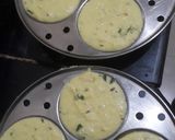 A picture of step 4 of Instant Rava idli with chutney.