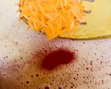 A picture of step 1 of Orange colour rice.