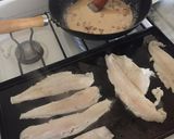 Foto del paso 2 de la receta: Lenguado a la crema de panceta y roquefort