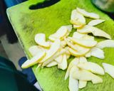 A picture of step 3 of Apple multigrain millets palm cake.