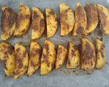 Foto del paso 4 de la receta: Sama Salvaje a la Plancha con Patatas Gajo y Mayonesa de Basil Lemongrass, Ajo y Salsa de Humo