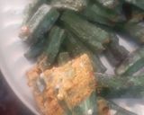 भिंडी आलू दो प्याजा (bhindi aloo doh pyaza recipe in Hindi) रेसिपी चरण 3 फोटो