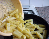 Foto del paso 5 de la receta: Pollo arrollado con papas al horno y salsa blanca