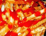 A picture of step 3 of Crunchy french fries.