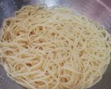 A picture of step 3 of Spicy chicken spaghetti.