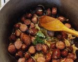 Une image de l'étape 6 de Rougail saucisses.
