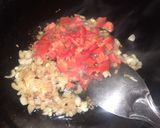 A picture of step 2 of Tawa Biryani.