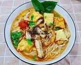 Hình bước làm 5 của món Bún Thái Chay
