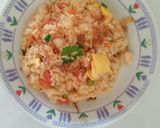 Foto langkah ke 3 dari resep Nasi goreng tomat tanpa ribet.