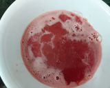A picture of step 1 of Watermelon Mint Fizzy Cocktail.