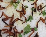 A picture of step 3 of Vegetable layer biryani.