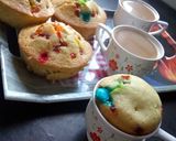 টুটি ফুটি   কাপ কেক(tutti fruiti cup cake recipe in Bengali) রেসিপির ধাপ 11 ছবি